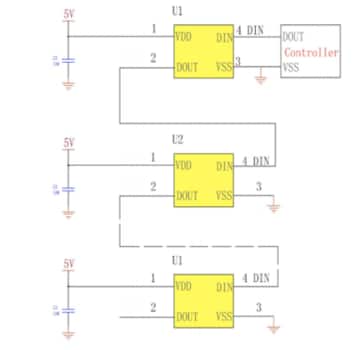 Inolux INCM88001 12 x 12 Digital LED Matrix